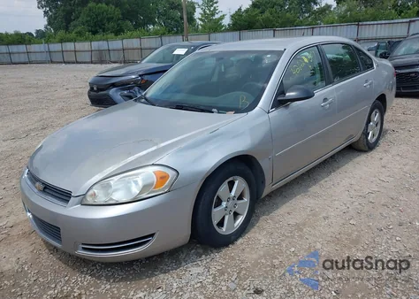 2007 Chevrolet Impala Lt from USA, damaged, VIN 2G1WT58K579154801